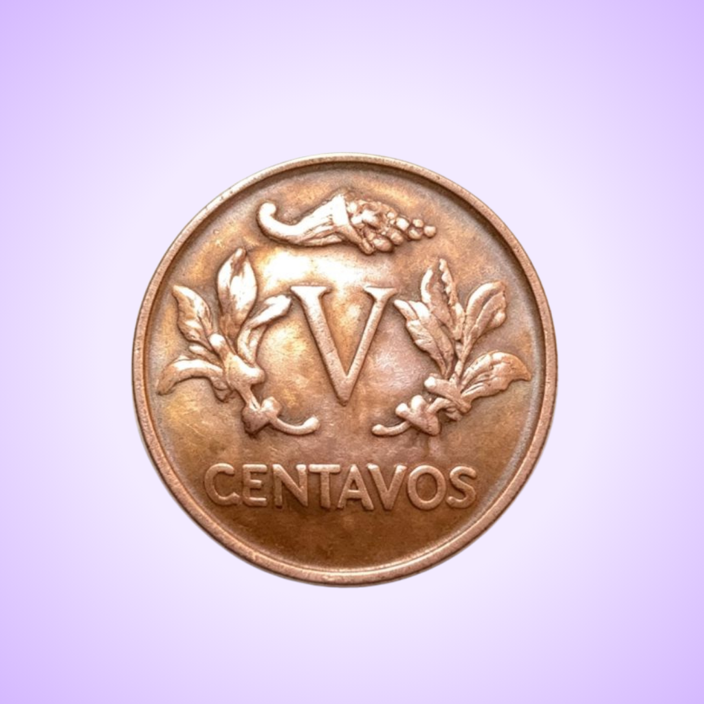 Monedas 5 Centavos Juan Del Dinero